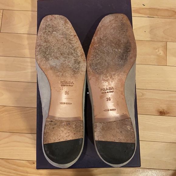 Prada Women’s Suede Loafers - Picture 8 of 8